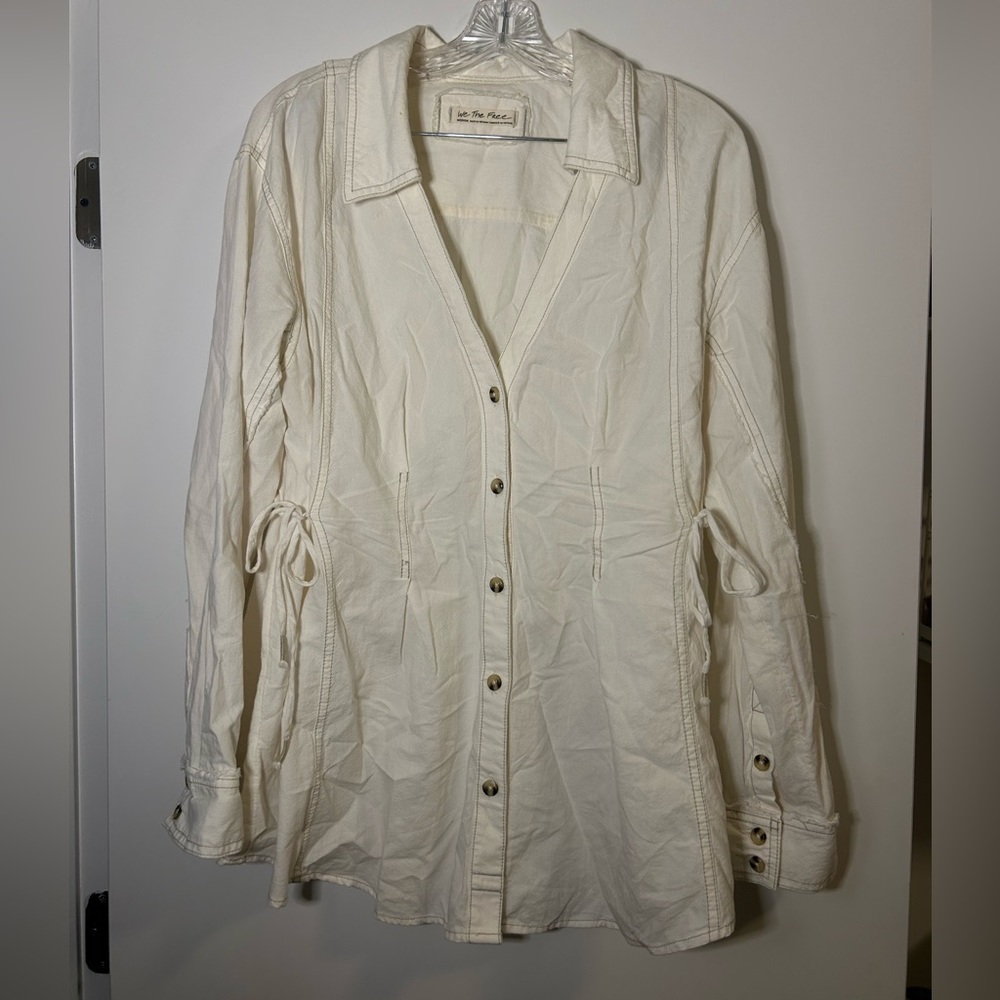 Cream Free People top